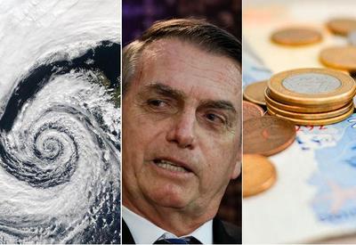 Resumo da semana: ciclone extratropical, Bolsonaro na PF e deflação