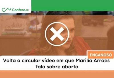 ENGANOSO: Volta a circular vídeo em que Marília Arraes fala sobre aborto