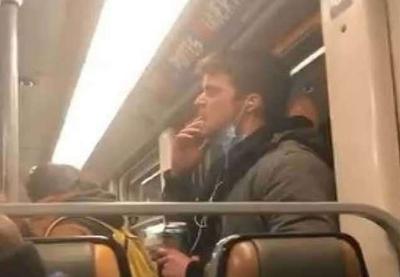 Coronavírus: homem é detido após espalhar a própria saliva em mastro de metrô