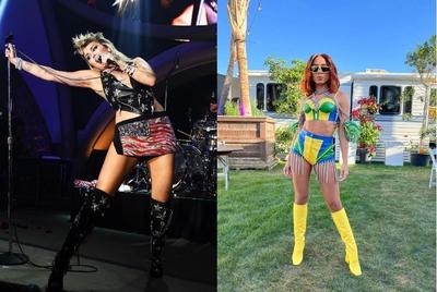 Relembre criações de Roberto Cavalli para Anitta e Miley