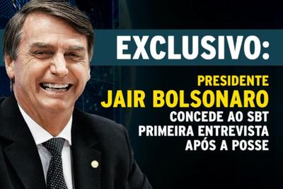 Exclusivo! Jair Bolsonaro concede ao SBT a primeira entrevista após a posse