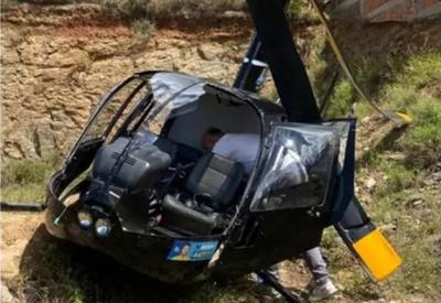 Helicóptero com candidato a deputado estadual cai no interior da Bahia