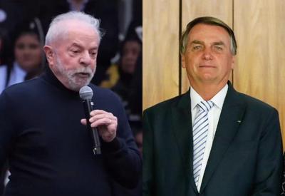 Ipespe: Lula tem 44% e, Bolsonaro, 35% das intenções de voto