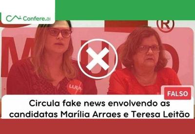 FALSO: Mensagens sobre votações atribuidas a Marília Arraes e Teresa Leitão