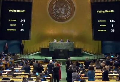 ONU aprova resolução que condena invasão da Rússia à Ucrânia