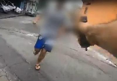 Polícia atira para deter homem com surto psicótico em SP