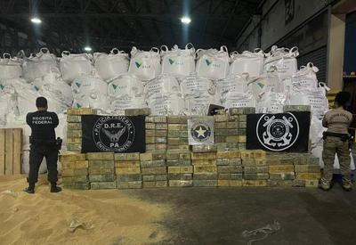 Vídeo: PF e Receita apreendem cerca de 3 toneladas de cocaína em Porto no Pará