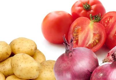 Preços da batata e tomate caem nas principais centrais atacadistas