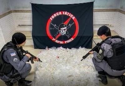 Polícia apreende 26 mil pinos de cocaína no Espírito Santo