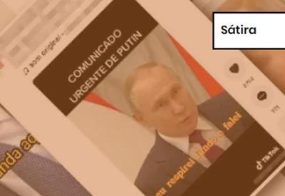 SÁTIRA: Vídeos com ataques de Putin a Bolsonaro são humorísticos