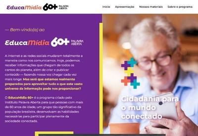 Projeto no Brasil estimula educação midiática para quem é 60+