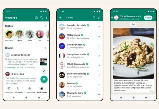  WhatsApp lança enquete e áudio em grupos