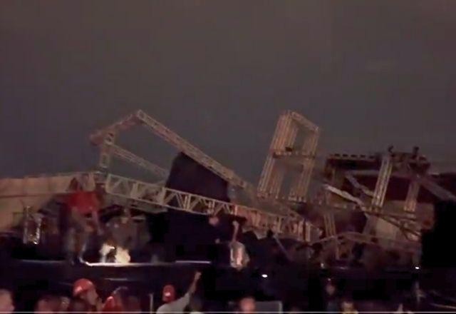Show de Marisa Monte é cancelado após chuva e vendaval destruir estrutura de palco em Niterói (RJ)