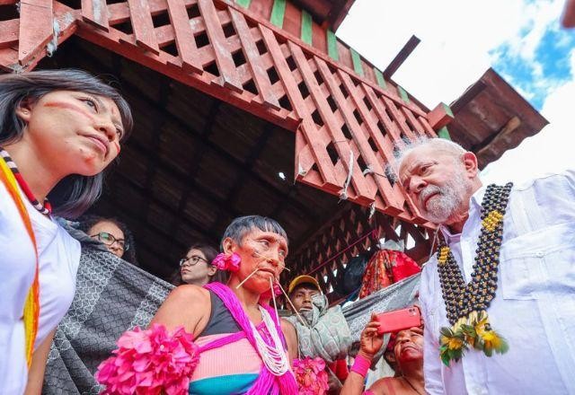 Lula participa de reunião de povos indígenas em Roraima