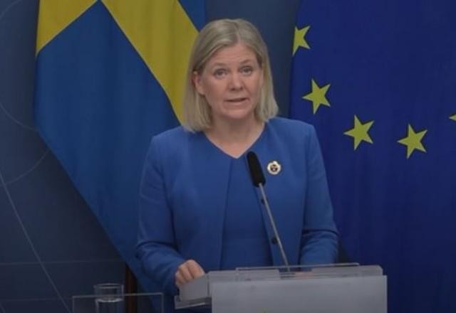 Suécia anuncia que decidiu formalmente pedir a adesão à Otan