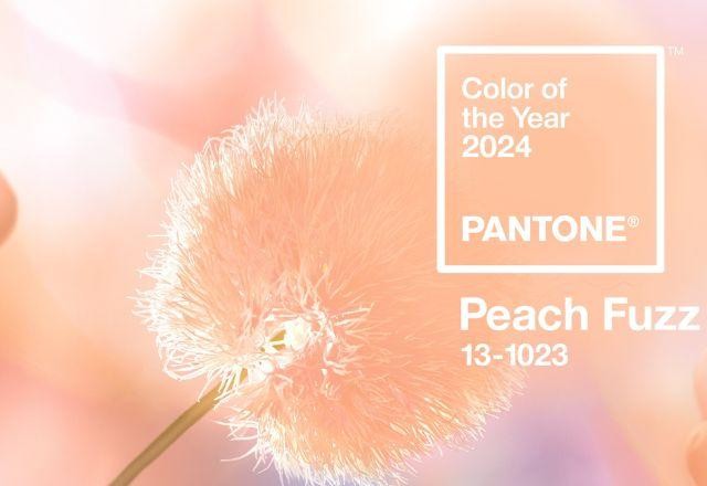 Pantone divulga a cor do ano para 2024: Peach Fuzz