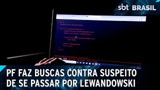 Investigado criou perfil falso de Lewandowski no Instagram | SBT Brasil (26/03/24)
