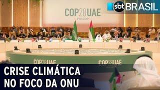 A Conferência do Clima ocorre em provável ano mais quente da história | SBT Brasil (27/11/23)
