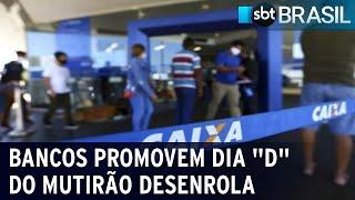 Agências abrem uma hora mais cedo para mutirão desenrola | SBT Brasil (21/11/23)
