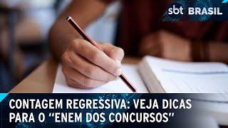 Contagem regressiva para o "Enem dos Concursos"; veja dicas para a prova | SBT Brasil (27/04/24)
