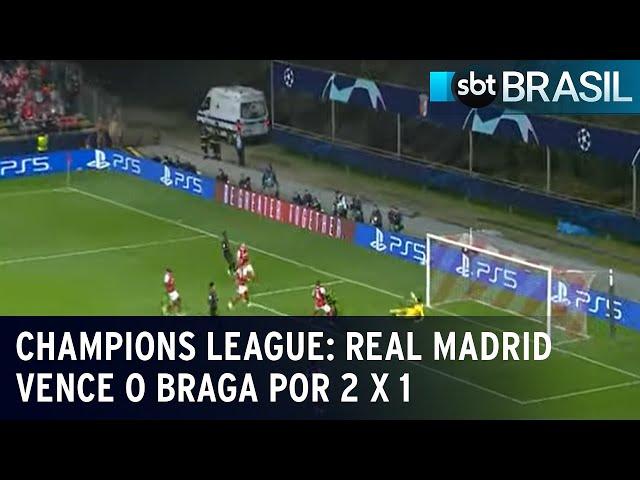 Jogadores brasileiros são destaque na partida entre Real Madrid e Braga