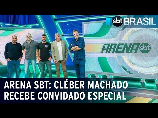 SBT Arena recebe convidado especial e Cléber Machado nos conta quem é | SBT Brasil (20/11/23)