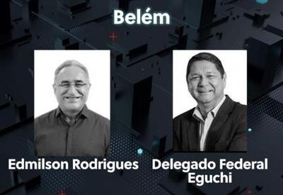 Ibope aponta Edmilson Rodrigues com 58% e Delegado Eguchi com 42% em Belém