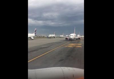 Problema em aeronave fecha pista do aeroporto de Congonhas por 2h
