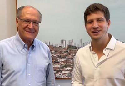 Em Pernambuco, Alckmin diz João Campos que é o candidato natural em Recife