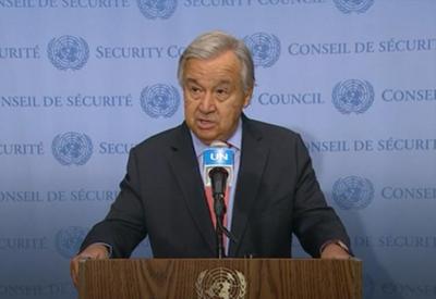 "Já é tempo" de parar com ciclo de retaliação no Oriente Médio, diz secretário-geral da ONU