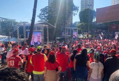Com reforço na segurança, Lula faz ato em Diadema, São Paulo