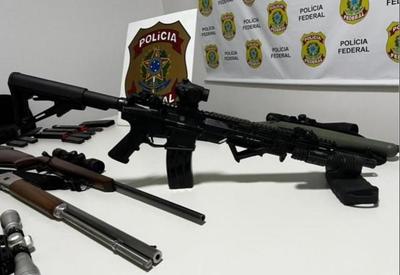 Veja armas apreendidas em operação da PF contra bolsonaristas