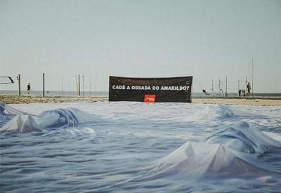 Ato em Copacabana marca 10 anos do desaparecimento do pedreiro Amarildo