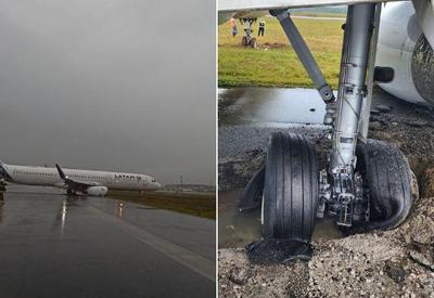 Aeroporto de Florianópolis reabre quase 24 horas após avião derrapar em pista