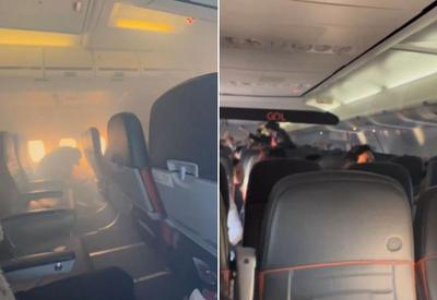 Avião da Gol faz pouso de emergência após fumaça no interior da aeronave