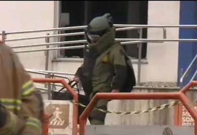 Bandidos explodem agência da Caixa no Rio e esquadrão antibomba é chamado