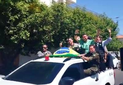 Bolsonaro encerra campanha no Nordeste às margens do rio São Francisco