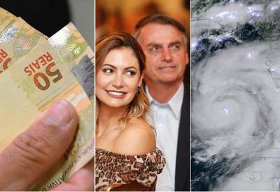 Resumo da semana: novo salário mínimo, Bolsonaro e Michelle na PF e furacão Idalia