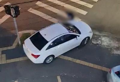 Motorista atropela pedestre de propósito em Goiânia (GO)