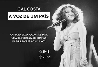 Cantora Gal Costa morre aos 77 anos