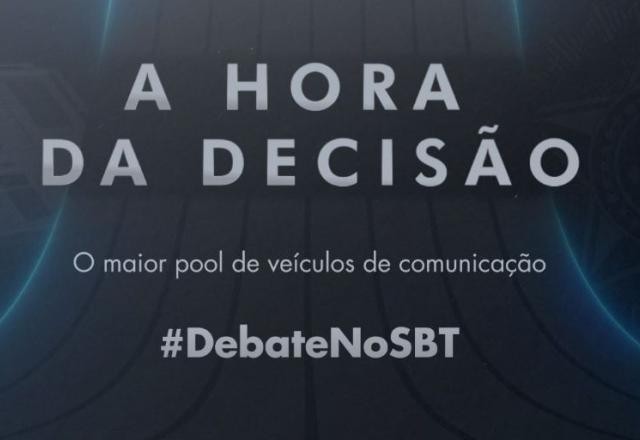 Debate no SBT entre candidatos à Presidência marca reta final do 1º turno