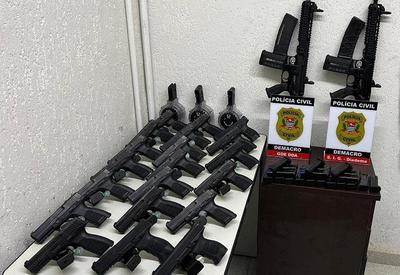 Polícia encontra arsenal de armas que abasteceria criminosos em SP