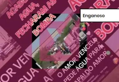 ENGANOSO: É enganoso vídeo que relaciona protestos em Pernambuco a Lula e à transposição do rio São Francisco