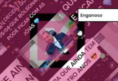 ENGANOSO: Post tira o contexto de decisão do TCU sobre joias com Bolsonaro