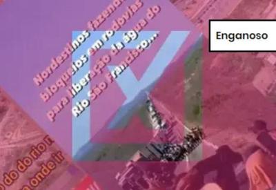 ENGANOSO: Vídeo de hidrelétrica transbordando é antigo e não tem relação com desligamento de bombas do São Francisco