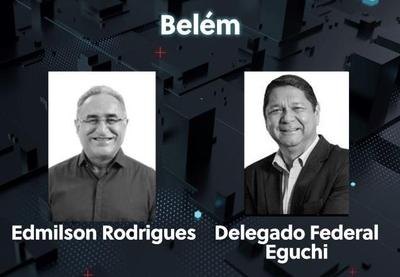 Edmilson Rodrigues (PSOL) e Delegado Eguchi (Patriota) disputam 2º turno em Belém