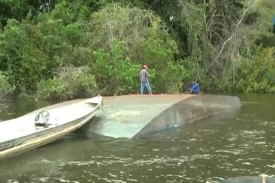 Embarcação com mais de 60 bois afunda no Rio Xingu
