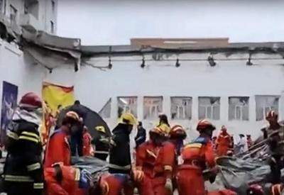 11 pessoas morrem após telhado de ginásio desabar na China