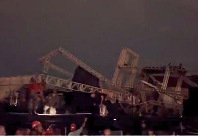Show de Marisa Monte é cancelado após chuva e vendaval destruir estrutura de palco em Niterói (RJ)