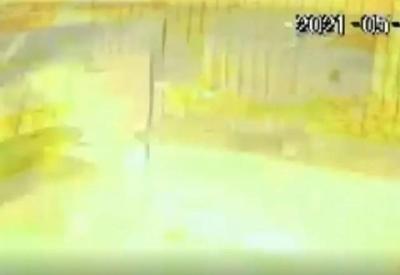 Explosão de gás deixa uma pessoa gravemente ferida em Belém